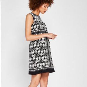 Ted Baker Black Jammiea Tesselation Jacquard Dress